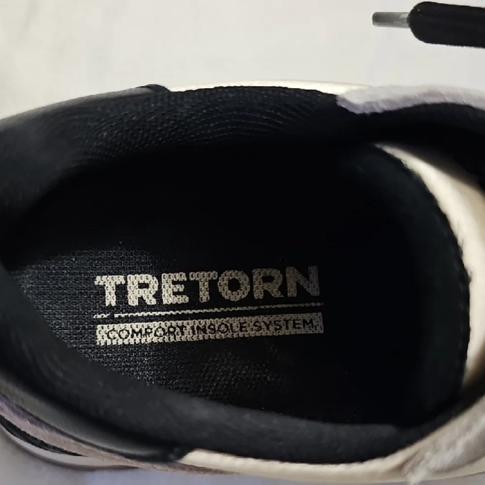 Tretorn Black and Cream Women's Sneakers - Picture 2 of 7
